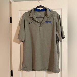 Nike Men's Gray Notre Dame Polo Shirt
